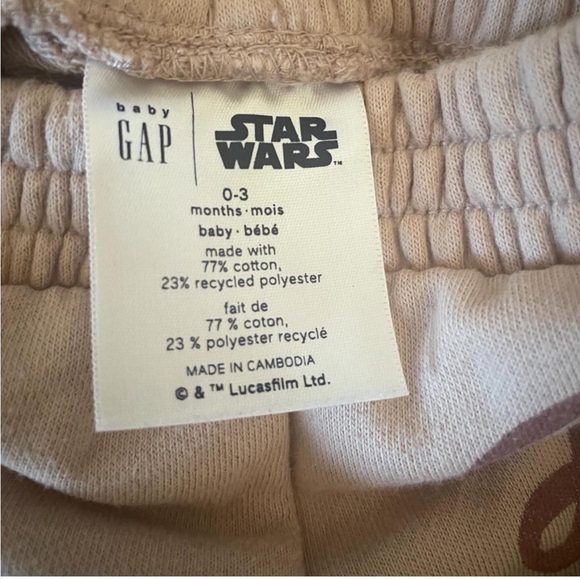 Baby gap Princess Leia sweat suit shirt set 0-3 months - Picture 3 of 3